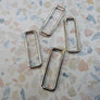 Rectangle Ring - Made in Japan | Antique Gold & Nickel