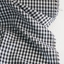 Tibby - Lurex Windowpane Linen | Soot