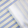 Archival Italian Striped Sateen | Baby Blue