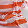 Millie - Striped Cotton Rib | Blush & Papaya