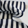 Joshua - Striped Linen | Oxford Blue (LAST CUT - 2.8M)
