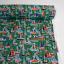 Luna Rosa - Printed Cotton | Leaf Green