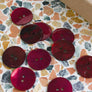 Dyed Agoya Shell Buttons | Plum 25MM