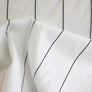 Pencil Stripe - Cotton Shirting | B&W