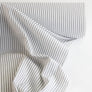 Butcher Stripe - Cotton Shirting | Concrete