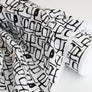 Franka - Printed Cotton | Black