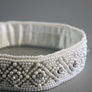 Vintage Pearl Embellished Head Piece #13