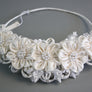 Vintage Pearl Embellished Head Piece #15