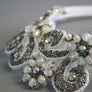 Vintage Pearl Embellished Head Piece #14