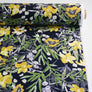 Yuka - Printed Linen | Navy