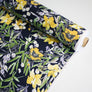 Yuka - Printed Linen | Navy