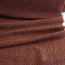 Plissé Lycra - Italian Four Way Stretch | Chestnut