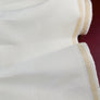 Doris - European Chevron Linen | Eggshell