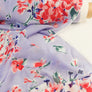 Ex-Designer Silk Chiffon | Lilac Bouquet (LAST CUT - 1.5M)
