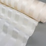 Ex-Designer Silk Satin Self-Stripe | Off-White (LAST CUT - 1M)