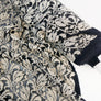 Moira - Flocked Stretch Lace | Parchment