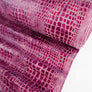 Aguilera - Crocodile Faux Suede | Magenta