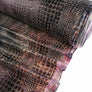 Aguilera - Crocodile Faux Suede | Violet