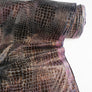 Aguilera - Crocodile Faux Suede | Violet