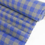 Buffalo Check - Linen Cotton | Stone Blue