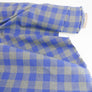 Buffalo Check - Linen Cotton | Stone Blue