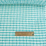 Sophie - Pleated Gingham | Aqua