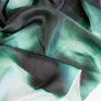 Allure - Printed Silk Satin | Emerald