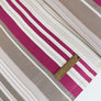 Pure Silk Shirting | Rouge Stripe