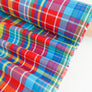 Madras Check - French Yarn Dyed Linen | Poppy Red (LAST CUT - 1.4M)
