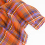 Madras Check - French Yarn Dyed Linen | Tangerine (LAST CUT - 1.5M)