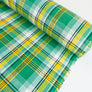 Madras Check - French Yarn Dyed Linen | Lime Zest