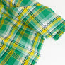 Madras Check - French Yarn Dyed Linen | Lime Zest