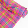 Madras Check - French Yarn Dyed Linen | Pink Punch