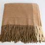 Cashmere Blanket | Light Caramel