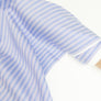 Matilda - Supima Cotton Shirting | Sky Blue Stripe