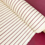 Asahi - Japanese Cotton Twill | Merlot Stripe