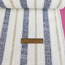 Simon - Striped Linen | Navy