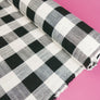 Babette - Checked Linen | B&W