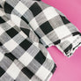 Babette - Checked Linen | B&W