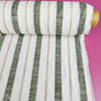 Simon - Striped Linen | Olive