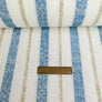 Simon - Striped Linen | Sky Blue