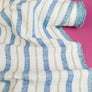 Simon - Striped Linen | Sky Blue