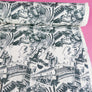 Amsterdam - Printed Viscose | Charcoal