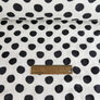 Hokkaido - Printed Seersucker Cotton | Black Polkadot