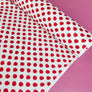 Hokkaido - Printed Seersucker Cotton | Red Polkadot