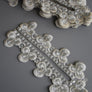 #7 Archival French Lace Appliqué - 23cm | Silver