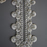 #7 Archival French Lace Appliqué - 23cm | Silver