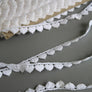 #22 Archival Austrian Heart Lace - 1cm | Ivory