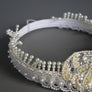 Vintage Pearl Embellished Head Piece #1