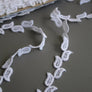 #39 Archival Austrian Paisley Lace - 1cm | White